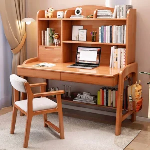 Wooden Reading Table & Chair Set