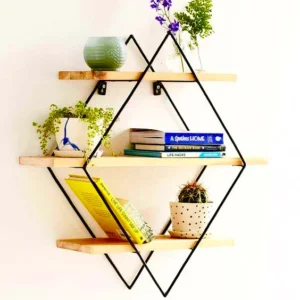 3-Tier Storage Decorative Hanging Shelves