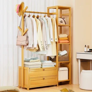Modern Wooden Clothes Rack... (Model 1)