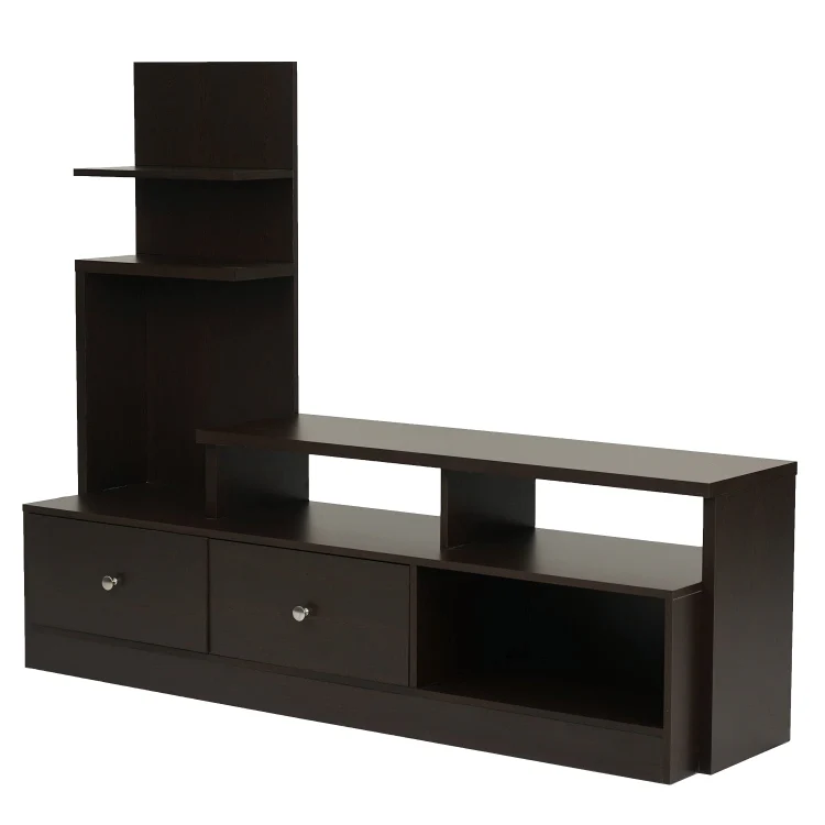 Minimalist TV Unit with Cabinet | Wooden TV Console | TV Stand with Cabinet - Image 2