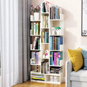 L-Shape Large Bookshelf For Office & Home