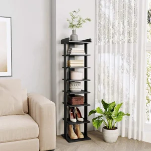 7 Tiers Vertical Shoe Rack, Wooden Shoes Racks