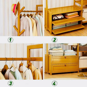 Modern Wooden Clothes Rack... (Model 1) - Image 2