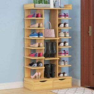 Unique Wooden Shoe Rack