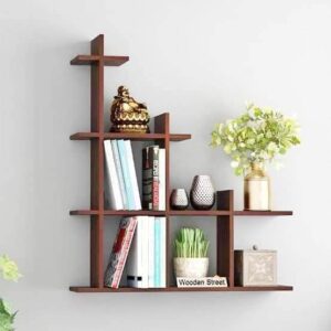 Wooden Wall Shelf for Home Decor Style 3