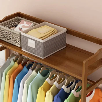 Modern Wooden Clothes Stand | Wooden Alna - Image 2