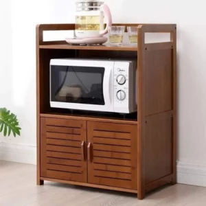 Minimalist Wooden Oven Rack Organizer Style 1