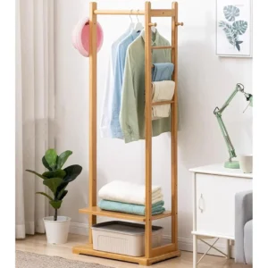 Wooden Clothes Hanger Stand