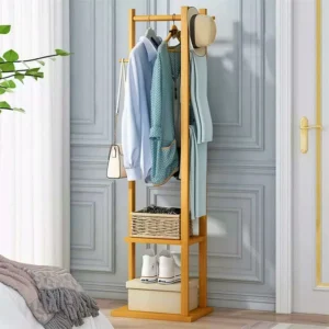 Wooden Clothes Hanger Stand | ...