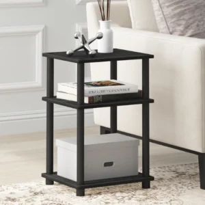Wooden 3-Tier Side Table | Bedside Table