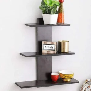Wooden Wall Shelf for Home Decor Style 1
