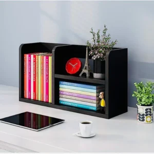 Wooden File Bookshelf for Office Desk