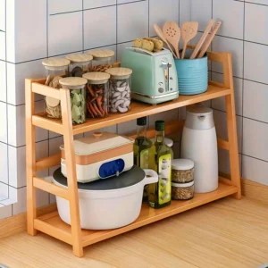 Wooden Kitchen Rack