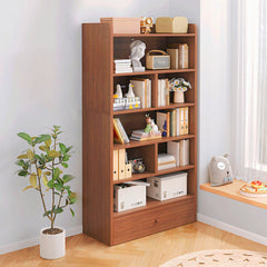 Bookshelf  Wooden 6 Shelves and 1 drawer Bookcases