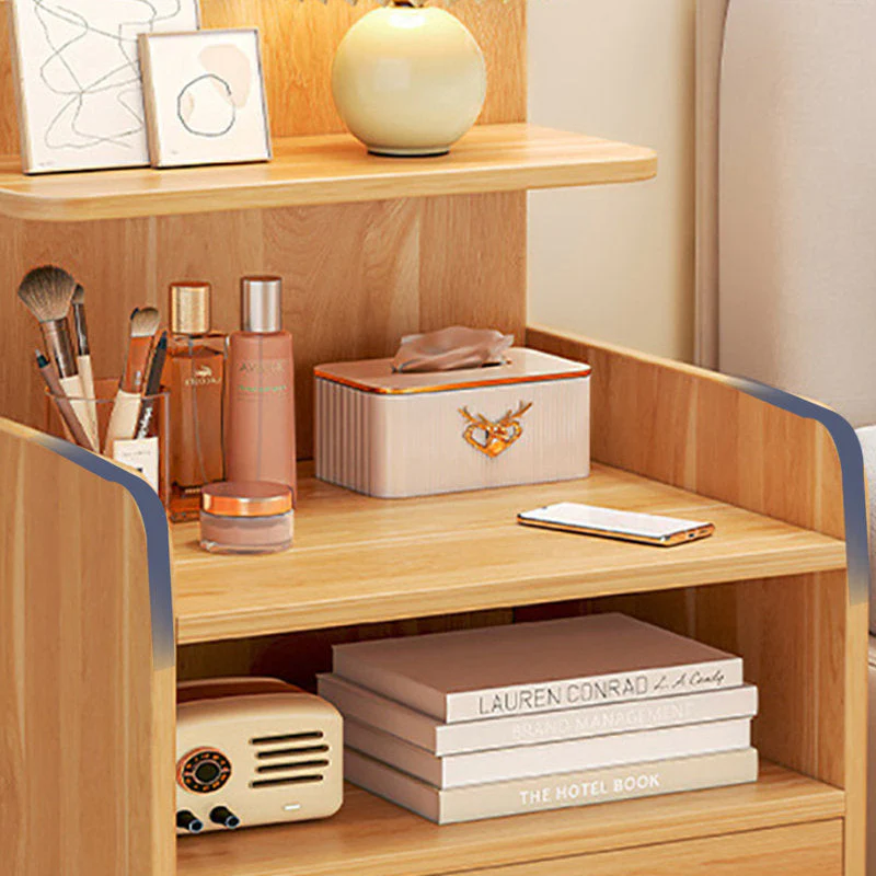 Exclusive Wooden Bedside Table - Image 2