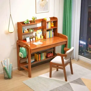 Reading Table | Wooden Study Table and Chair (56x42x24)